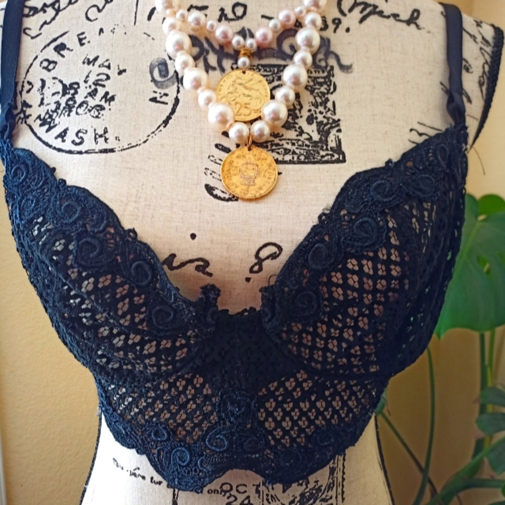 Christian Dior bra bustier lace retro